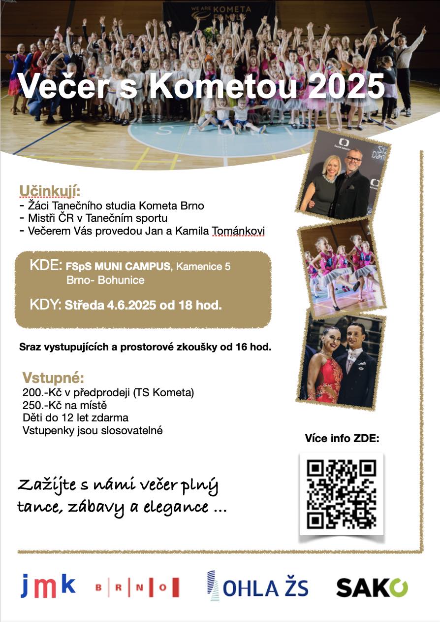 Plakát 2.Kometa ples 2024